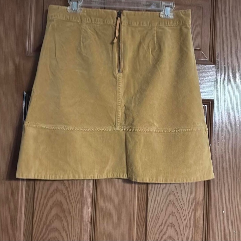Maeve Golden Corduroy Skirt